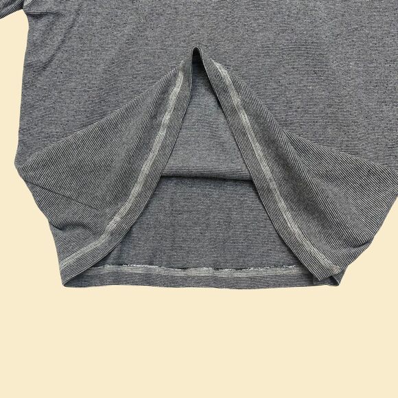 Vintage 90s grey quarterzip, 1990s men's Pure Products lightweight pullover - Picture 7 of 10